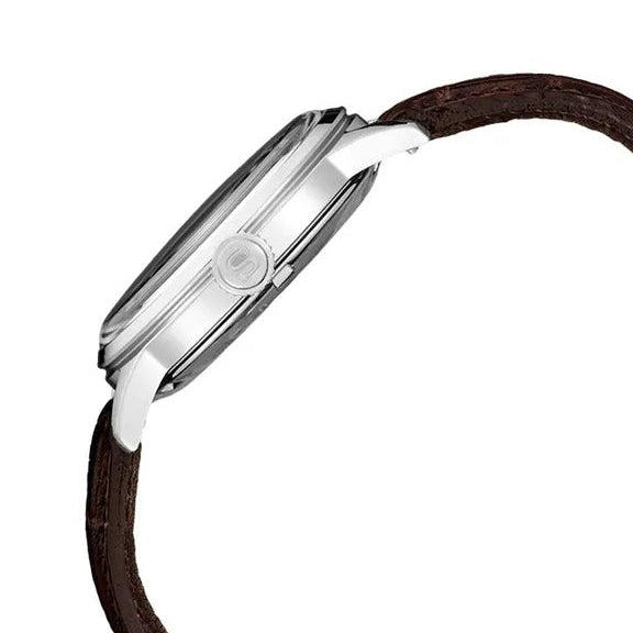 Seiko Cocktail Time Automatic Blue Dial Brown Leather Strap Watch for Men - SRPK15K1