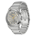 Hugo Boss Candor Chronograph Silver Dial Silver Steel Strap Watch for Men - 1514221