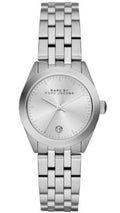 Marc Jacobs Peeker Silver Dial Silver Steel Strap Watch for Women - MBM3373