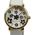Marc Jacobs Roxy White Dial White Leather Strap Watch for Women - MJ1607