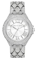 Michael Kors Camille Three-Hand Crystals Silver Dial Silver Steel Strap Watch for Women - MK4803