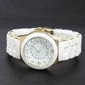 Marc Jacobs Pelly White Dial White Silicone Strap Watch for Women - MBM2526
