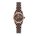 Michael Kors Lexington Three-Hand Brown Dial Brown Steel Strap Watch for Women - MK4844