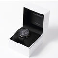 Calvin Klein City Chronograph Grey Dial Black Leather Strap Watch for Men - K2G177C3