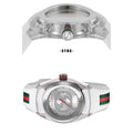 Gucci Sync Quartz White Dial White Rubber Strap Unisex Watch - YA137302