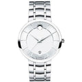 Movado 1881 Automatic Silver Dial Silver Steel Strap Watch for Men - 606915