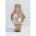 Michael Kors Norie Rose Gold Dial Rose Gold Steel Strap Watch for Women - MK3561