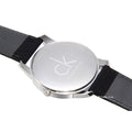 Calvin Klein City Black Dial Black Leather Strap Watch for Men - K2G211C1