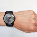 Calvin Klein City Quartz Black Dial Black Steel Strap Watch for Men - K2G2G4B1