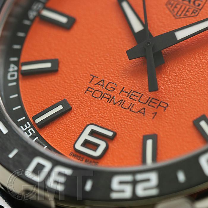 Tag Heuer Formula 1 Quartz Orange Dial Black Nylon Strap Watch for Men - WAZ101A.FC8305