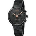 Calvin Klein High Noon Black Dial Black Mesh Bracelet Watch for Women - K8M27421