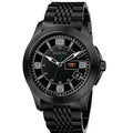 Gucci G Timeless Black Dial Black Steel Strap Watch For Men - YA126202