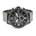 Fossil Nate Chronograph Gunmetal Dial Grey Steel Strap Watch for Men - JR1437