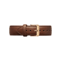 Daniel Wellington Iconic Chronograph Blue Dial Brown Leather Strap Watch For Men - DW00100639
