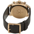 Calvin Klein City Chronograph Grey Dial Brown Leather Strap Watch for Men - K2G276G3