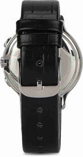 Calvin Klein Skirt Chronograph Black Dial Black Leather Strap Watch for Men - K2U291C1