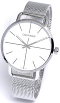 Calvin Klein Even Quartz White Dial Silver Steel Strap Watch for Women - K7B21126
