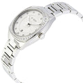 Gucci GG2570 Diamonds Silver Dial Silver Steel Strap Watch For Women - YA142505