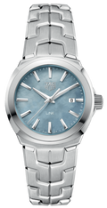 Tag Heuer Link Quartz Mother of Pearl Dial Silver Steel Strap Watch for Women - WBC1311.BA0600