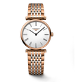 Longines La Grande Classique De Longines White Dial Two Tone Steel Strap Watch for Women - L4.209.1.92.7