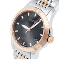 Gucci G Timeless Black Dial Two Tone Steel Strap Watch For Women - YA126512