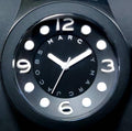 Marc Jacobs Pelly Black Dial Black Silicone Strap Watch for Women - MBM2507