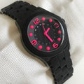 Marc Jacobs Pelly Black Dial Black Silicone Strap Watch for Women - MBM2530
