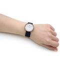 Daniel Wellington Classic Bayswater White Dial Navy Blue NATO Strap Watch For Women - DW00100279