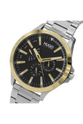 Hugo Boss Professional Black Dial Two Tone Steel Strap Watch for Men - 1513529