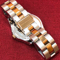 Marc Jacobs Blade Silver Dial Two Tone Steel Strap Watch for Women - MBM3129