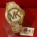 Michael Kors Bradshaw Gold Dial Gold Steel Strap Watch for Women - MK6487
