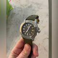 Breitling Avenger Automatic GMT 43 Green Dial Green Nylon Strap Watch for Men - A17318101L1X1