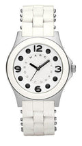 Marc Jacobs Pelly White Dial White Silicone Strap Watch for Women - MBM2503