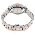 Marc Jacobs Tether Transparent White Dial Two Tone Steel Strap Watch for Women - MBM3436