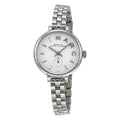 Marc Jacobs Sally White Dial Silver Steel Strap Watch for Women - MBM8642