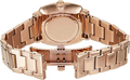Marc Jacobs Mandy White Dial Rose Gold Steel Strap Watch for Women - MJ3574