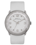 Marc Jacobs Blade White Dial White Leather Strap Watch for Women - MBM1223