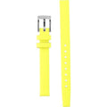 Marc Jacobs Henry White Dial Neon Yellow Rubber Strap Watch for Women - MBM1235