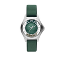Marc Jacobs Henry Skeleton Green Dial Green Leather Strap Watch for Women - MBM1336