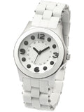 Marc Jacobs Rock White Dial White Silicone Strap Watch for Women - MBM2532