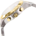 Marc Jacobs Blade Chronograph Silver Dial Two Tone Steel Strap Watch for Women - MBM3177