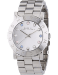Marc Jacobs Amy Dexter Silver Dial Silver Steel Strap Watch for Women - MBM3214