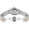 Marc Jacobs Tether Transparent White Dial Two Tone Steel Strap Watch for Women - MBM3418