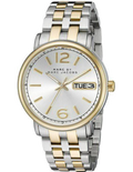 Marc Jacobs Fergus Silver Dial Two Tone Steel Strap Watch for Women - MBM3426