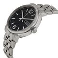 Marc Jacobs Fergus Black Dial Silver Steel Strap Watch for Men - MBM5075