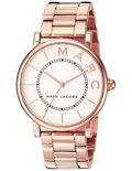 Marc Jacobs Roxy White Dial Rose Gold Steel Strap Watch for Women - MJ3523