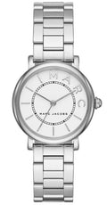Marc Jacobs Roxy White Dial Silver Steel Strap Watch for Women - MJ3525