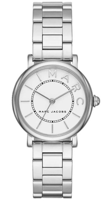 Marc Jacobs Roxy White Dial Silver Steel Strap Watch for Women - MJ3525