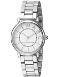 Marc Jacobs Roxy White Dial Silver Steel Strap Watch for Women - MJ3525