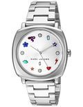 Marc Jacobs Mandy Silver Dial Silver Steel Strap Watch for Women - MJ3548
